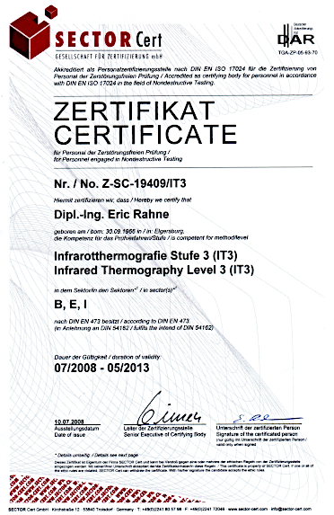 DIN EN 473 Thermograf Stufe 3 TT Bau, Elektrik, Industrie (2008)