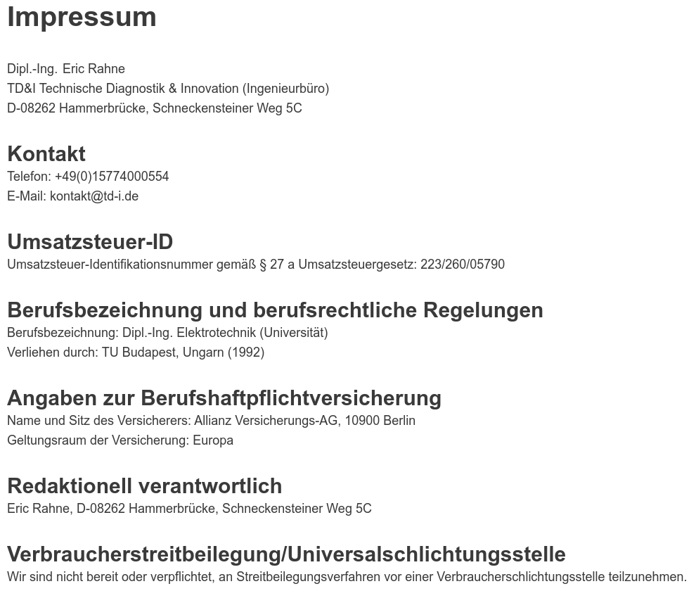 Impressum